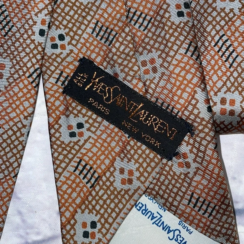 Yves Saint Laurent Vintage Silk Tie